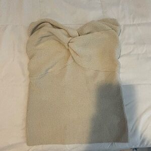 tan tube top from amazon! size M